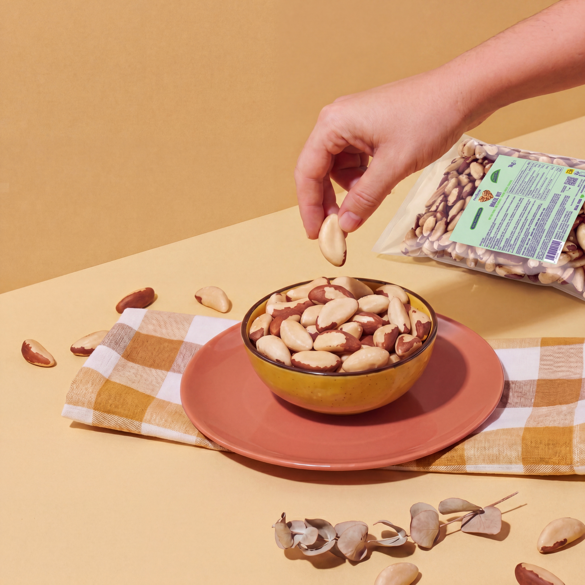 Nuez de Brasil natural 1kg | Coquitos