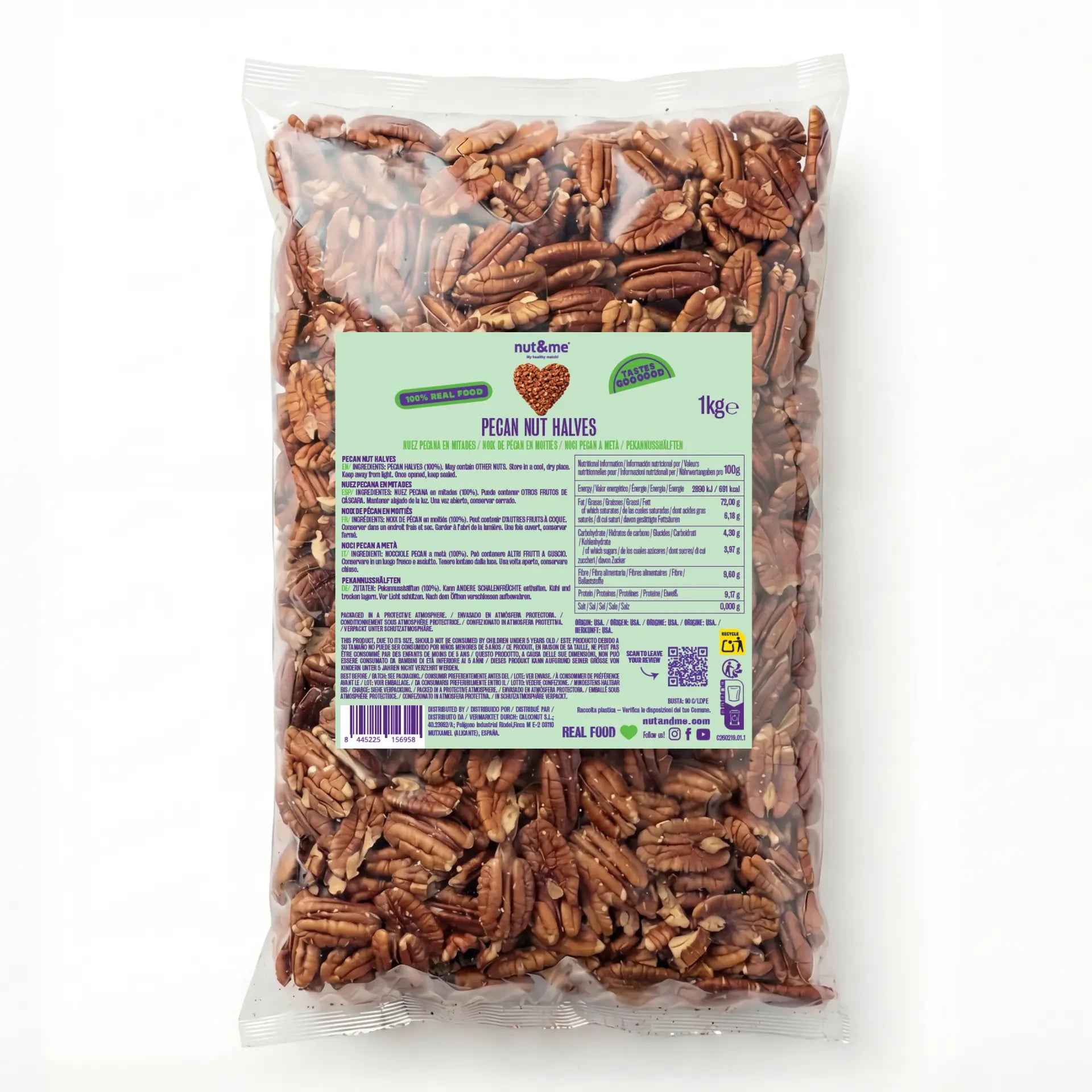 Nueces pecanas 1kg