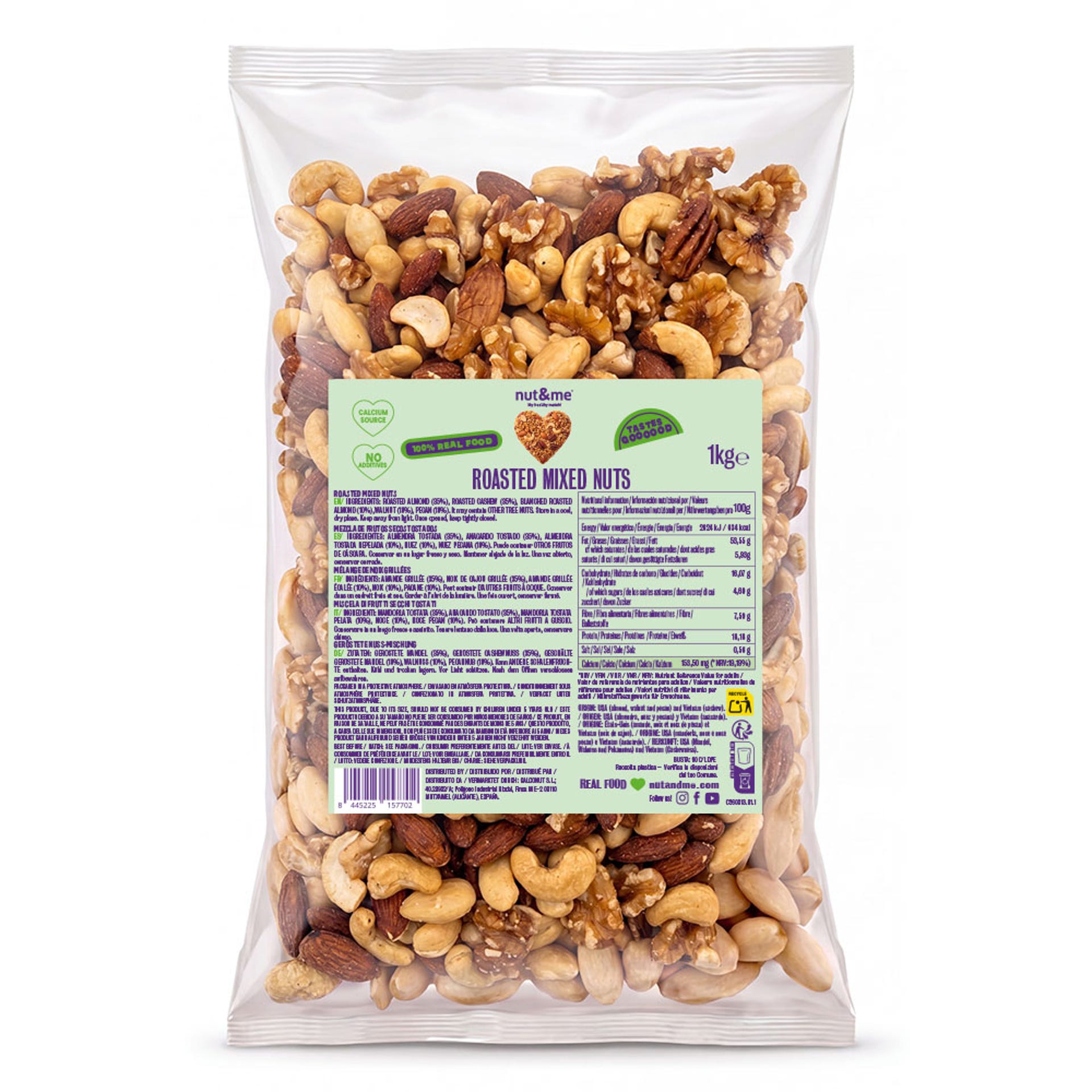 Mix de frutos secos tostados 1kg