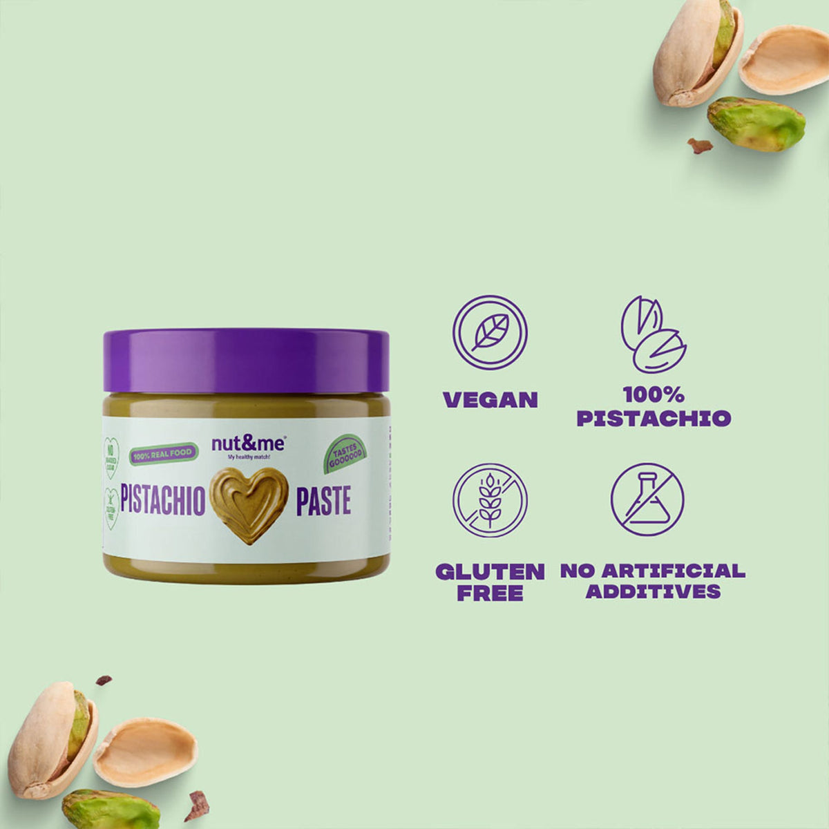 Crema de pistacho 100% 250g