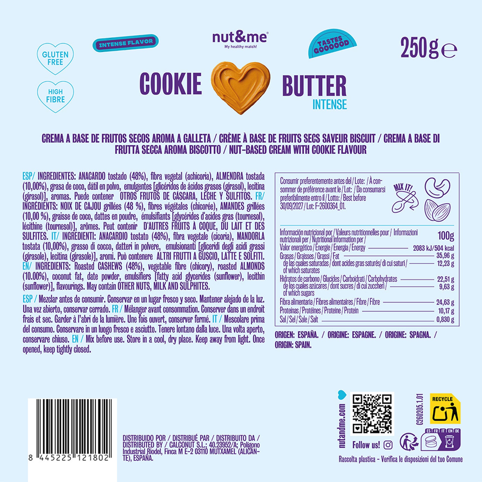 Crema de Cookie 250g