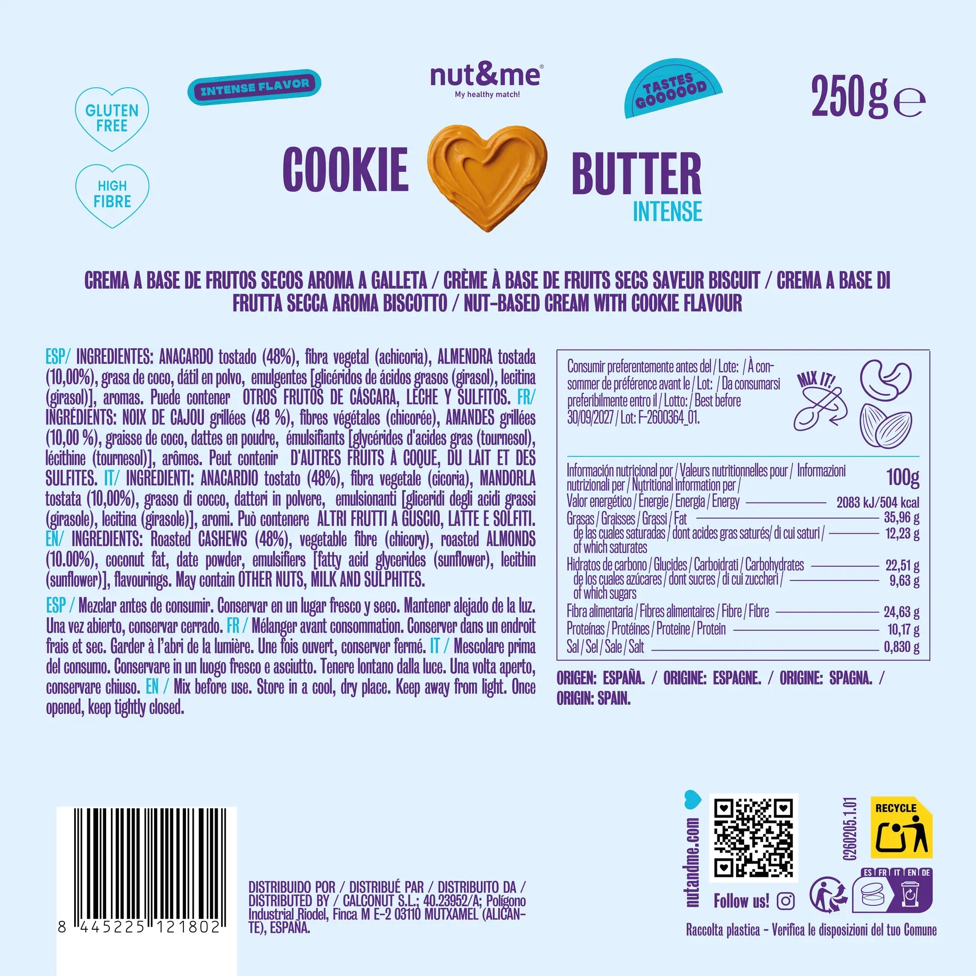 Crema de Cookie 250g