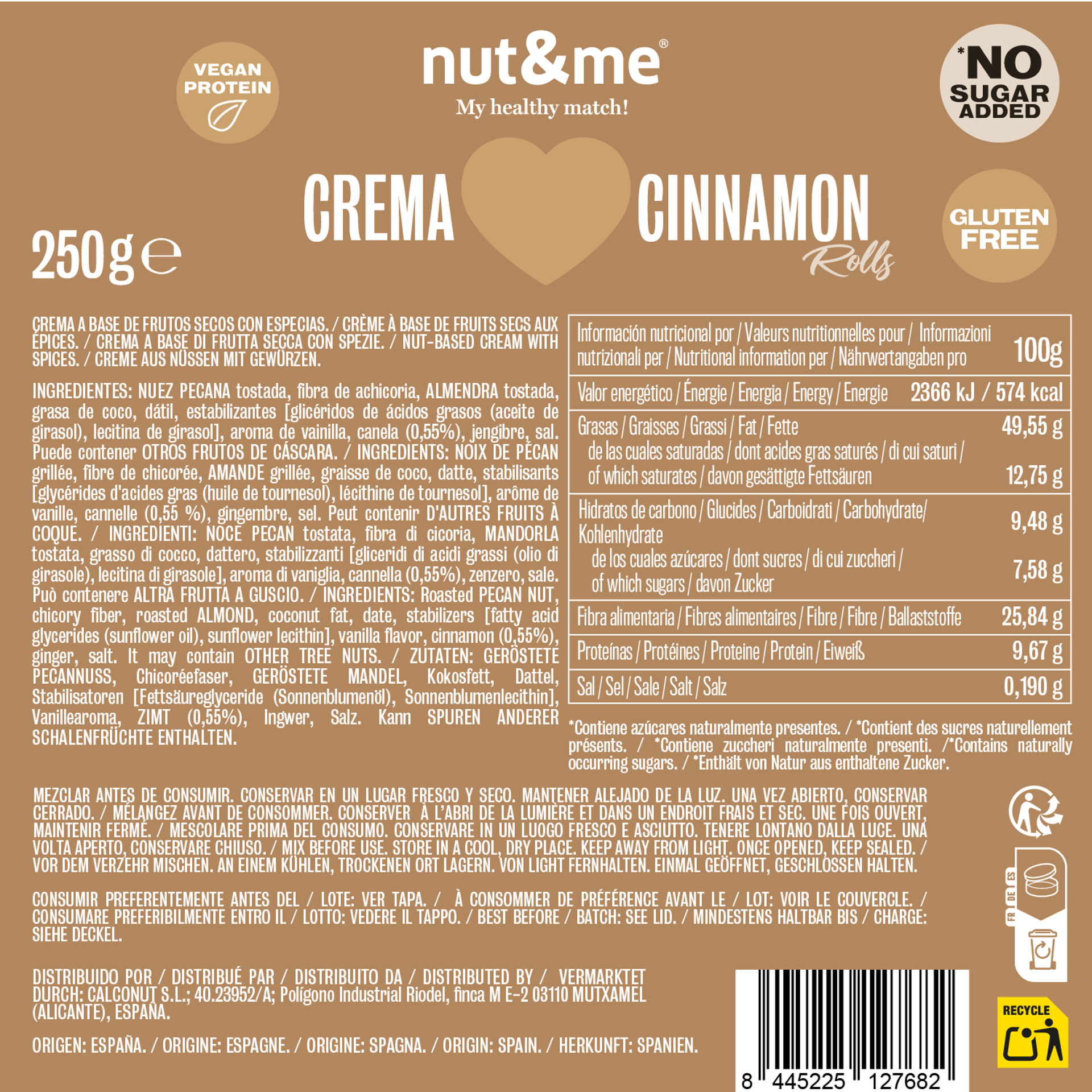 Crema de Cinnamon Rolls 250g