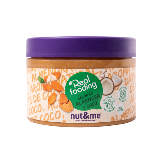 Crema de almendra y coco Realfooding 250g