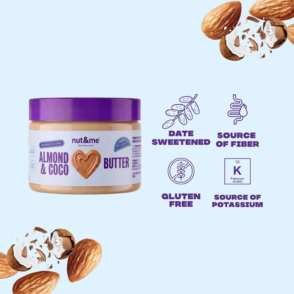 Crema de almendra y coco 250g