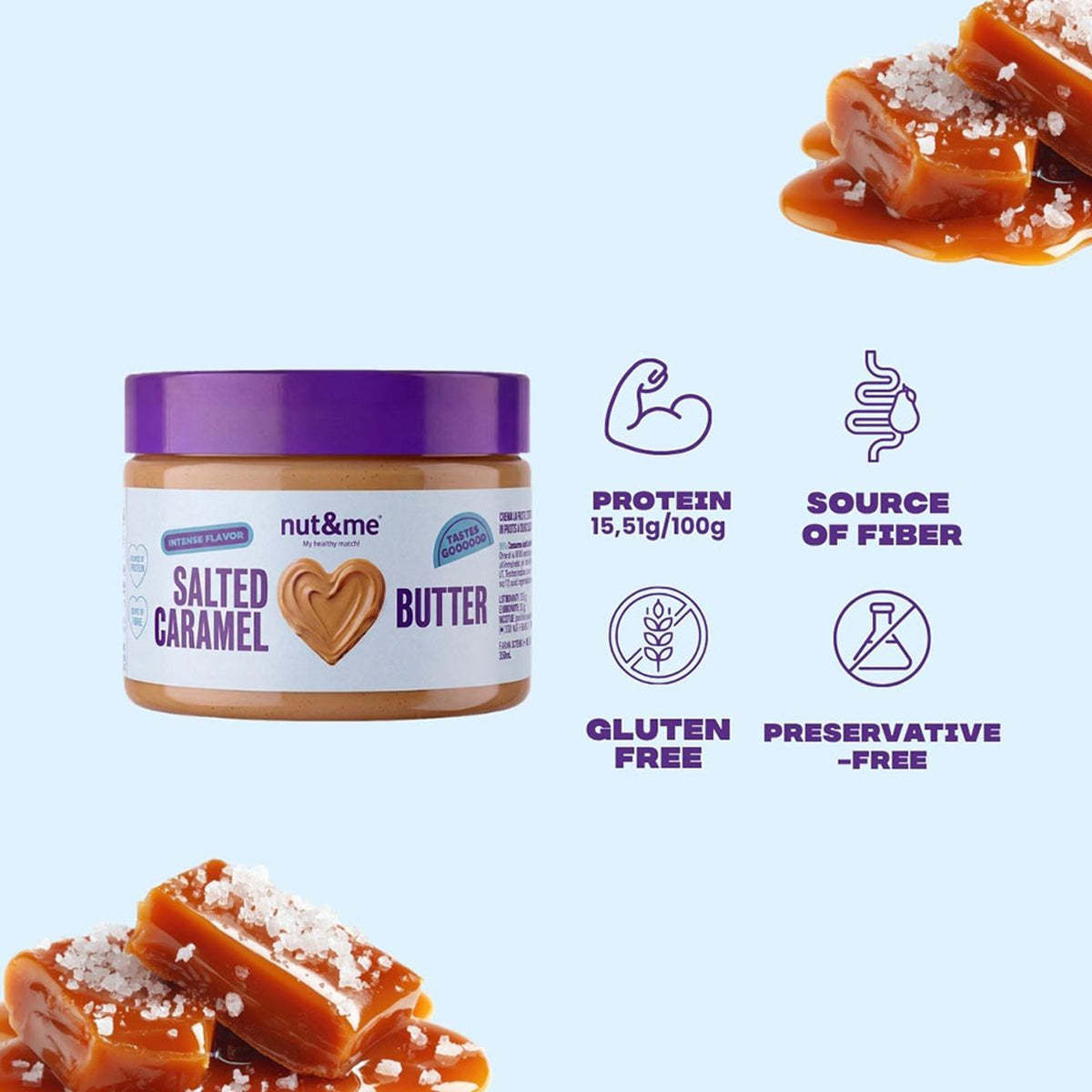 Crema sabor a caramelo salado 250g