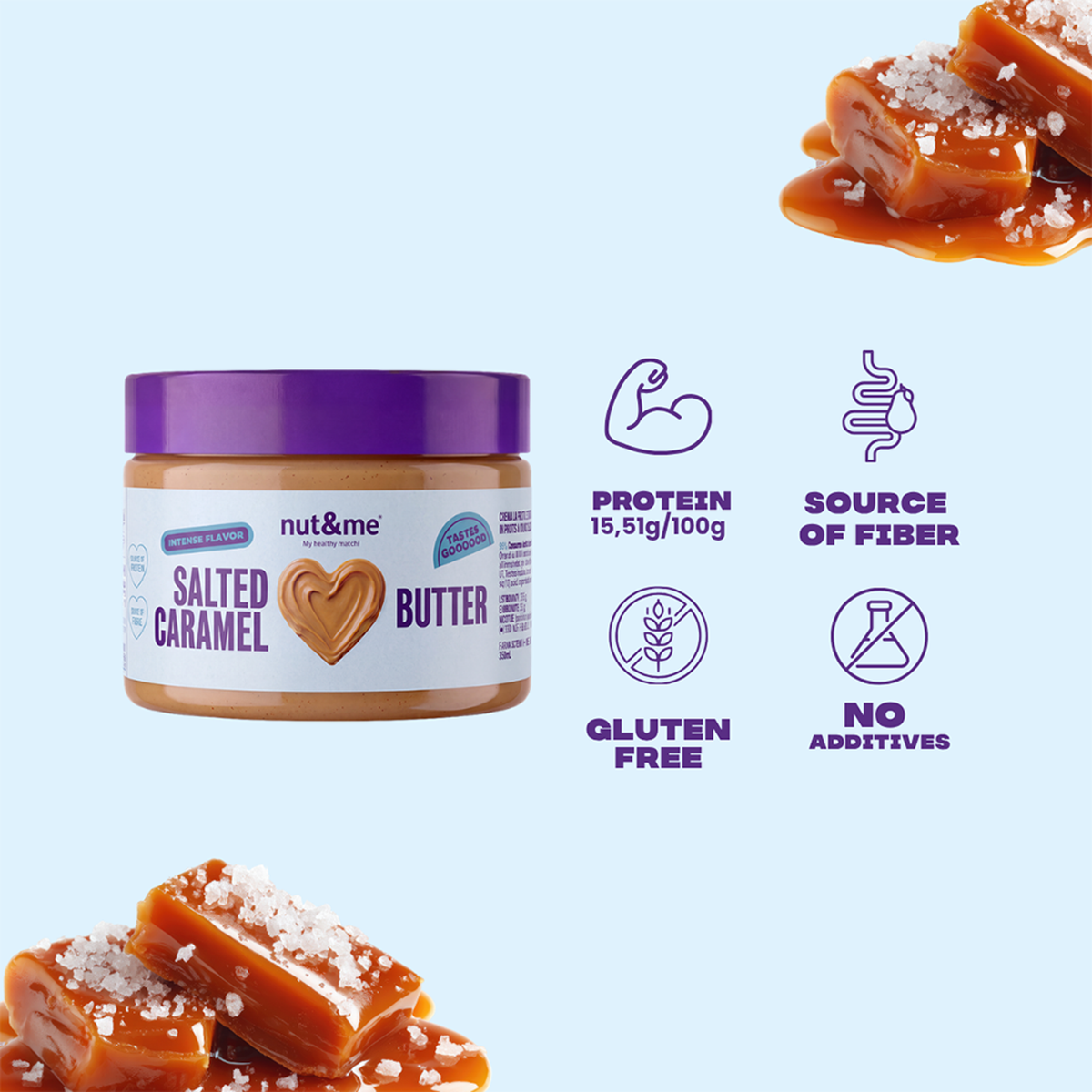 Crema sabor a caramelo salado 250g