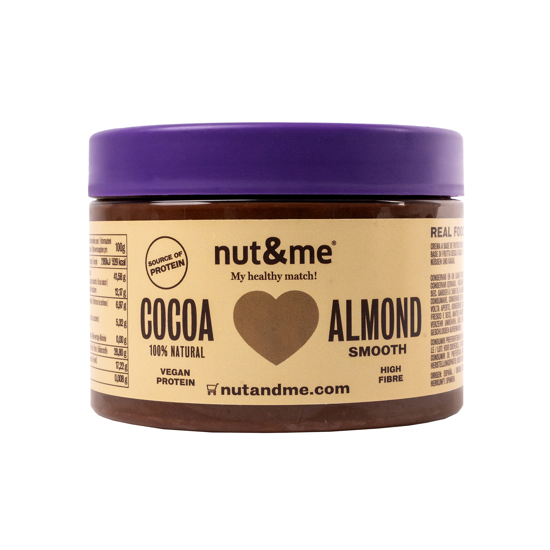 Crema de almendra y cacao 250g
