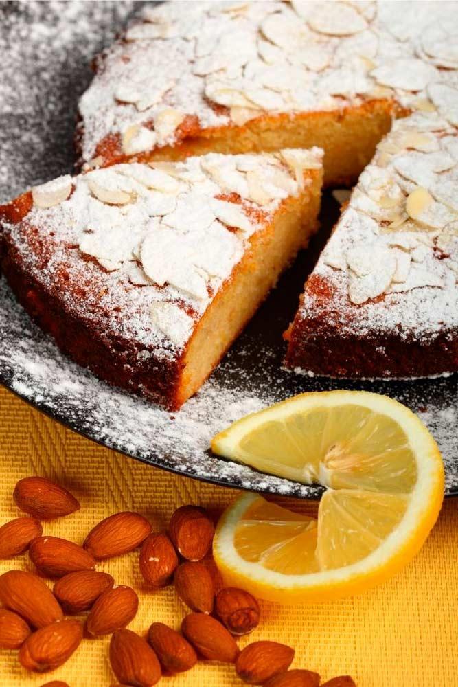 Gâteau aux amandes et au citron
